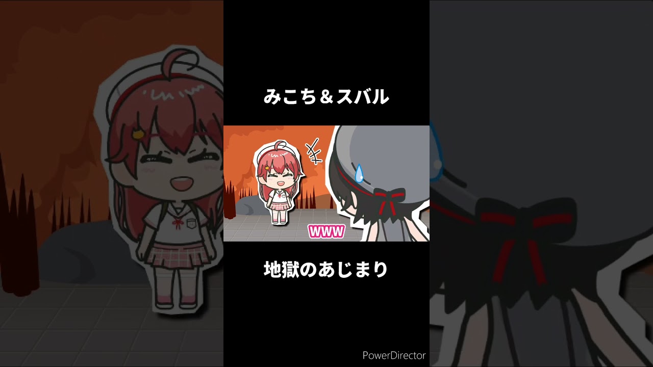 【手描き】あじまる屋Withさくらみこ。スバルのモノマネ。スバル絶叫【さくらみこ/大空スバル/切り抜き/ホロライブ】