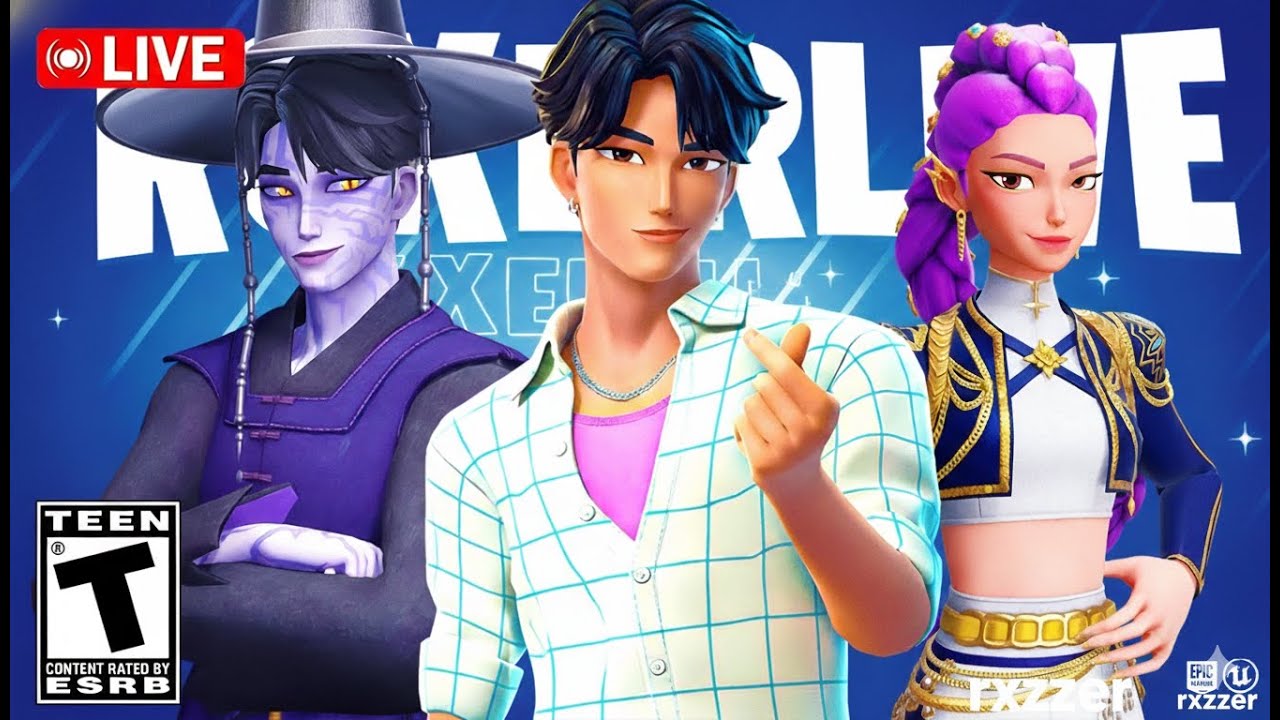 🔴*NEW* FORTNITE KPOP DEMON HUNTERS UPDATE OUT RIGHTNOW!! (Chapter 7 LIVE NOW)