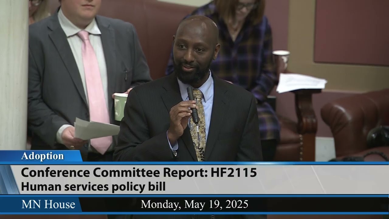 Minnesota House repasses human services policy bill as amended in conference 5/19/25