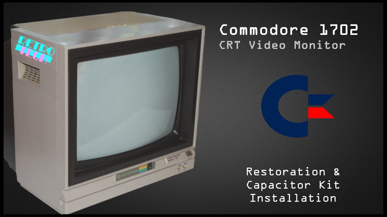 Восстановление монитора Commodore CRT 1702 — с Commodore Video! | Идеальный дисплей C64.