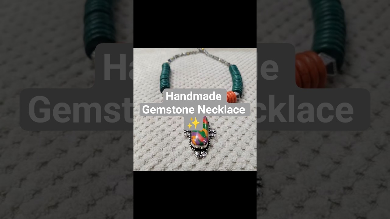 Handmade Gemstone Necklace ✨ One of a Kind