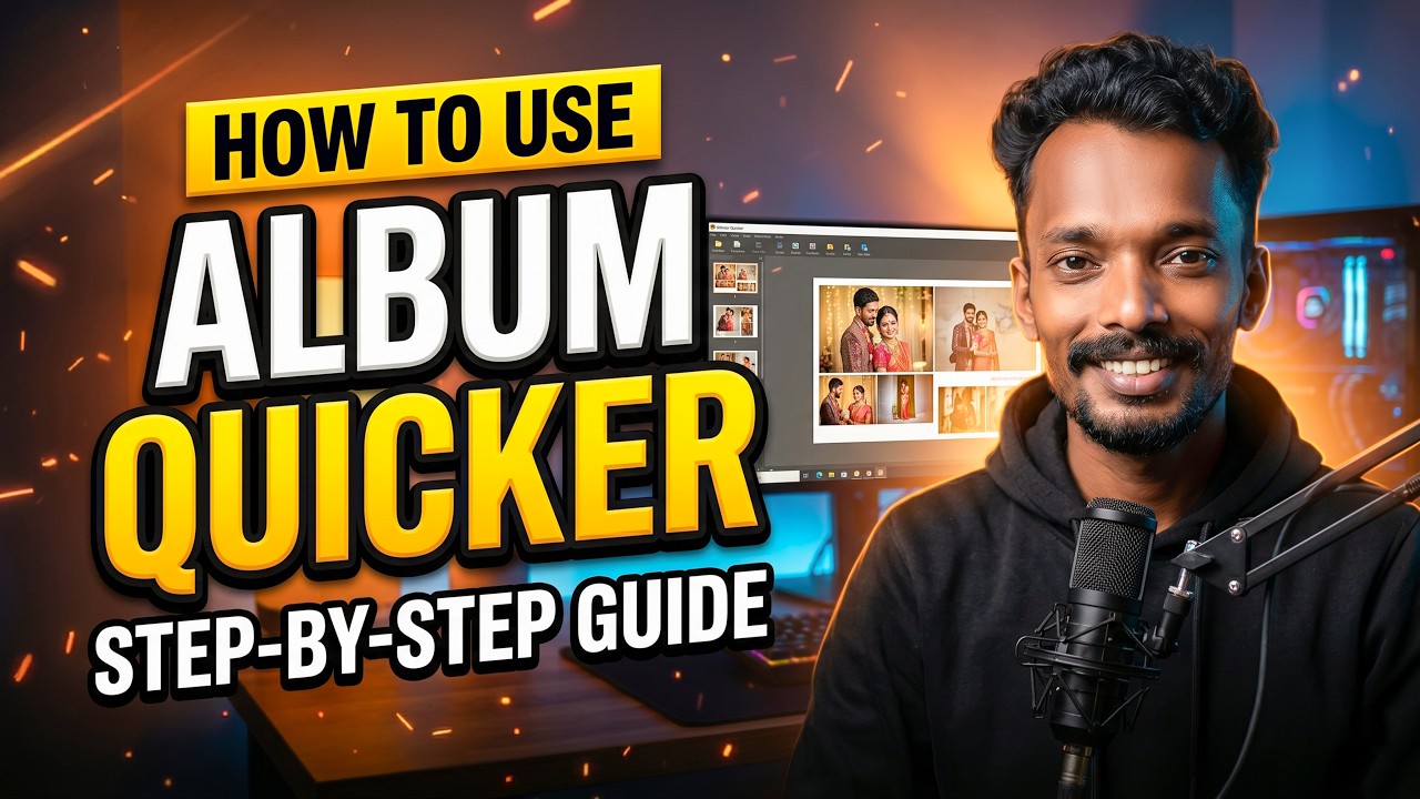 How to use Album Quicker | A simple but powerful 🔥 album design software | Explained in Tamil