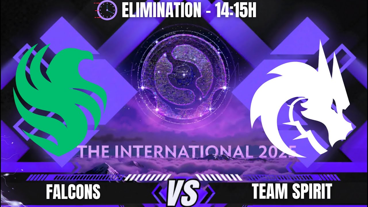 [BR] FALCONS X TEAM SPIRIT - THE INTERNATIONAL 2025 - ELIMINATION ROUND - @JAPALOKY @VINI @BOCADOTA