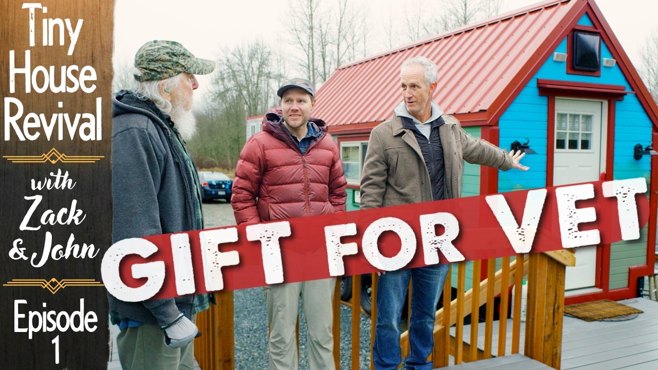 A Christmas Miracle - 80 yr old Veteran Gifted a New Tiny House | Tiny House Revival S1 E1