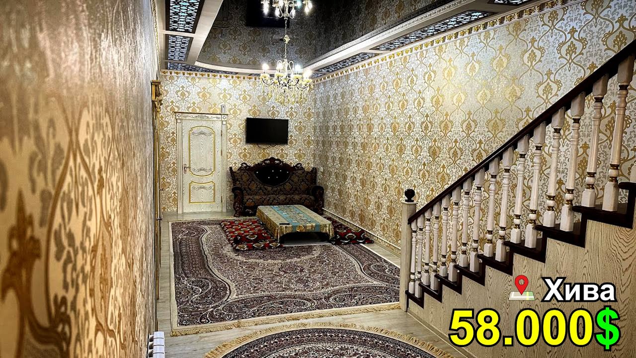 РЕМОНТ БУЛГАН, ЯШАШГА ТАЙЁР 300кв.м 2-Этажли Коттедж Сотилади🔥 Хива Шахрида