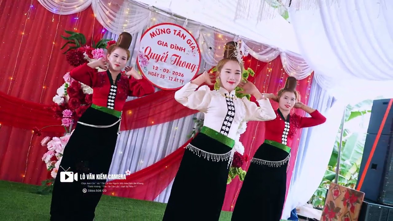 ĐIỆU NHẢY ĐẮM CHÌM CỦA 3 EM GÁI XINH ĐẸP NHẢY MỪNG TÂN GIA QUYẾT THONG 