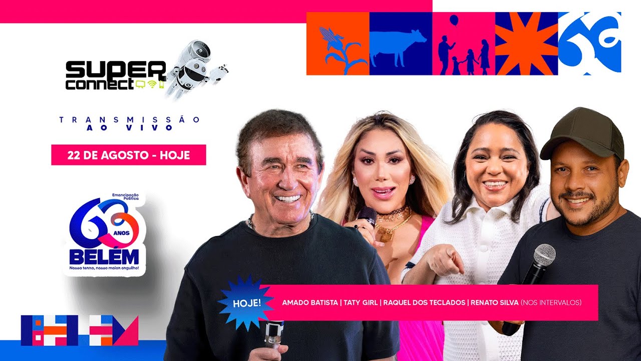 AO VIVO: AMADO BATISTA, TATY GIRL E MUITO MAIS NO MAIOR SHOW DA HISTÓRIA DE BELÉM! 🎉🔥 #Belem60Anos