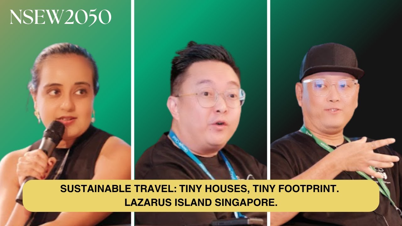 Sustainable Travel: Tiny houses, tiny footprint. Lazarus Island Singapore.