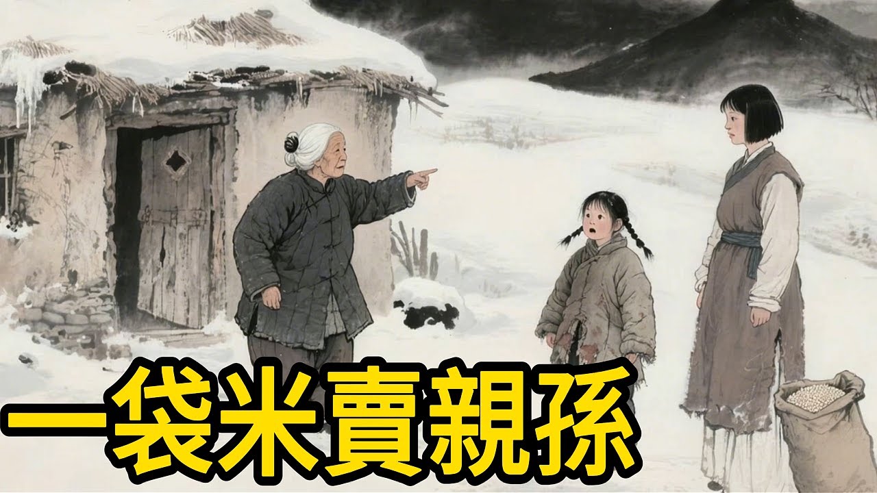 為了一袋米，狠心奶奶把10歲孫女和寡媳賣進深山。人人都說進了狼窩，誰知那惡獵戶，卻用一生把她們當寶。#故事頻道 #故事分享 #故事会 #故事