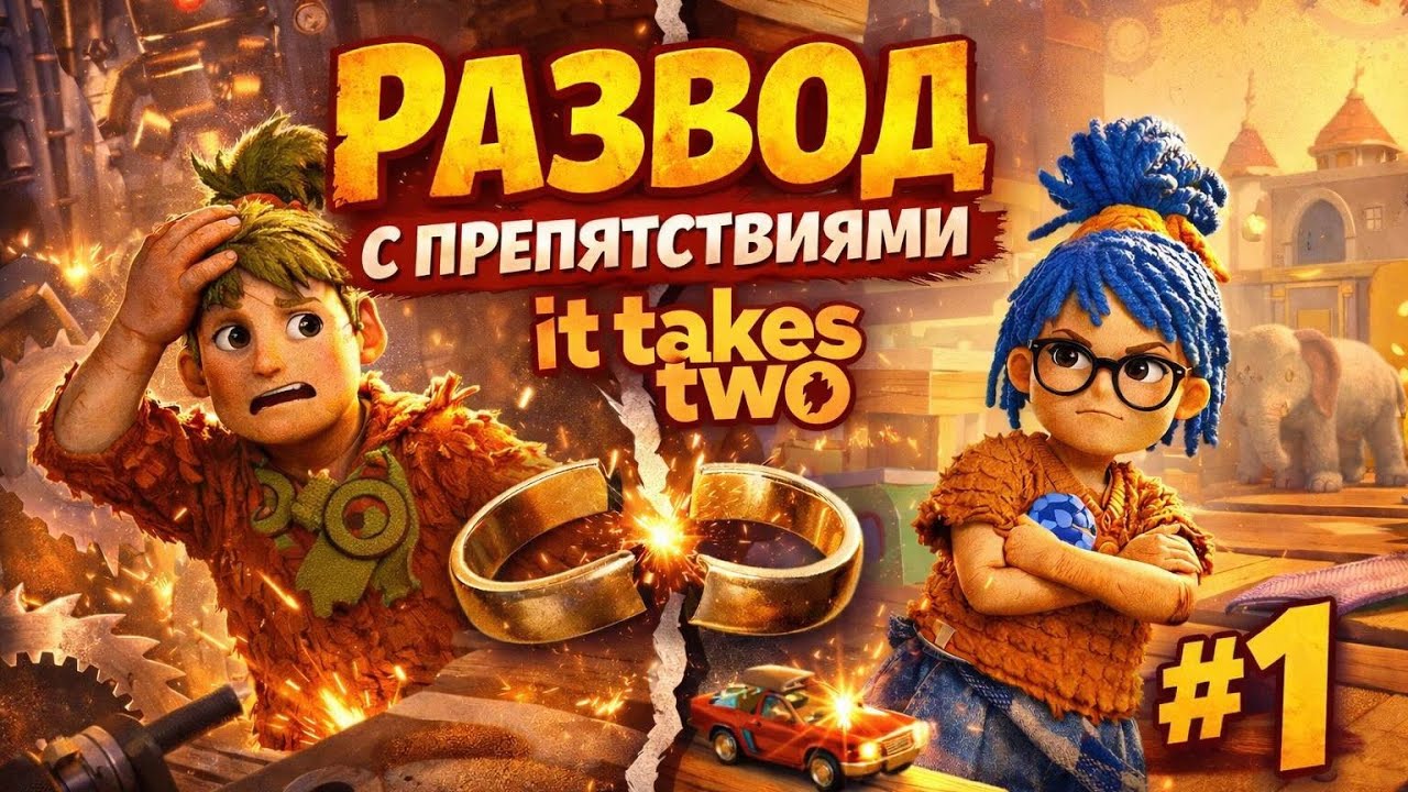 РАЗВОД! (с препятствиями...) | It Takes Two | #1