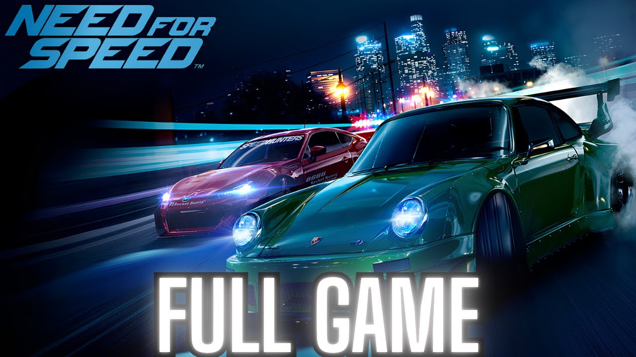 NEED FOR SPEED Gameplay Walkthrough FULL GAME No Commentary