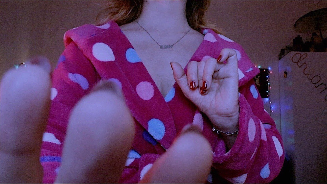ASMR Slow Hand Movements | Relaxing Whispers | Various Triggers ♡