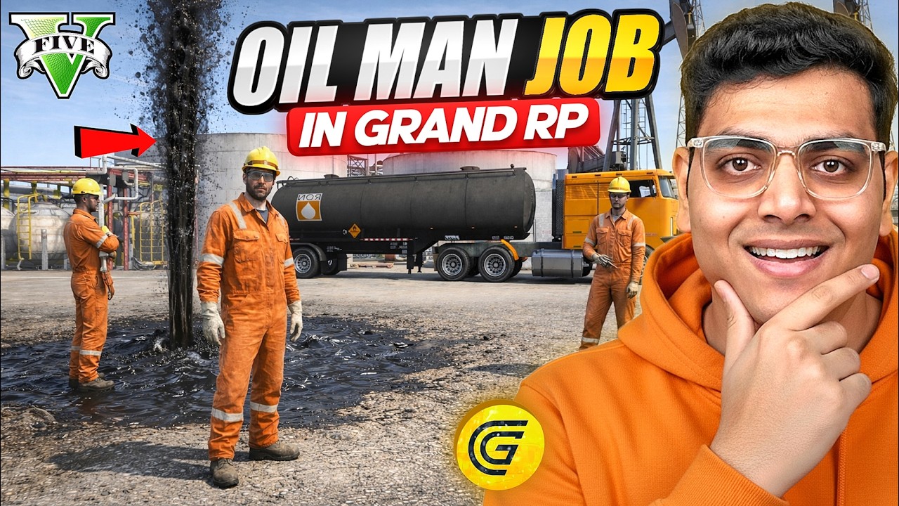 New Oil Man Job in GTA 5 Grand RP | What Has Changed? | Total Earning After One Hour | Time Waste?