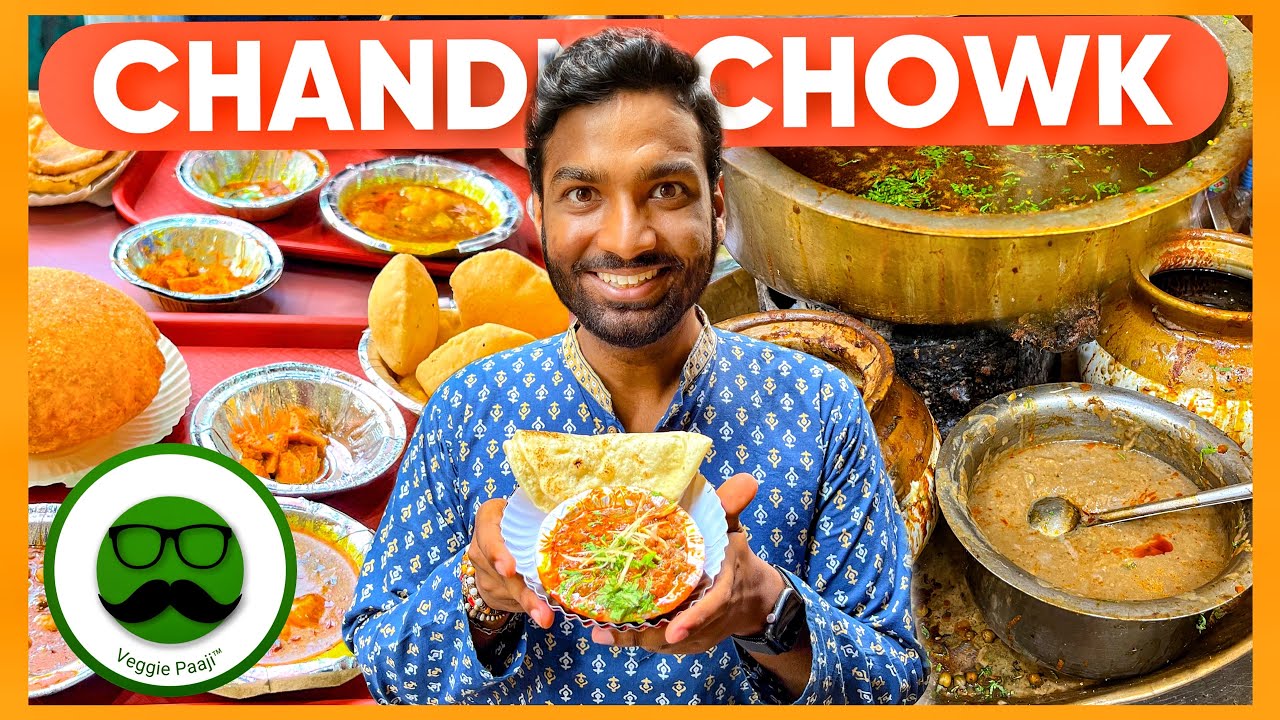 Ultimate Chandni Chowk Breakfast Tour | Delhi Street Food | Veggie Paaji