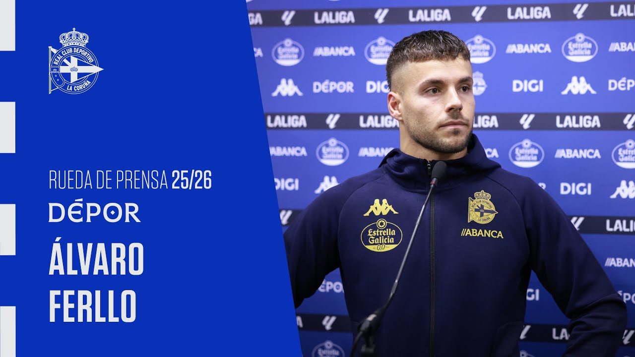 Declaraciones de Álvaro Ferllo tras el RC Deportivo 0 - 1 Real Racing Club