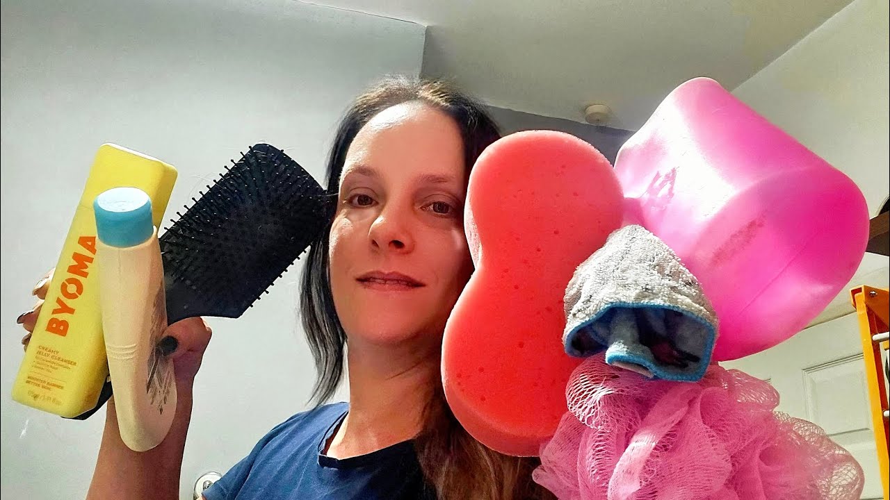 ASMR Washing/Cleaning Your Body