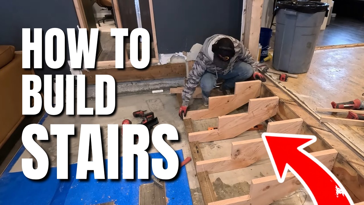 Building Stairs For The Living And Dining Room