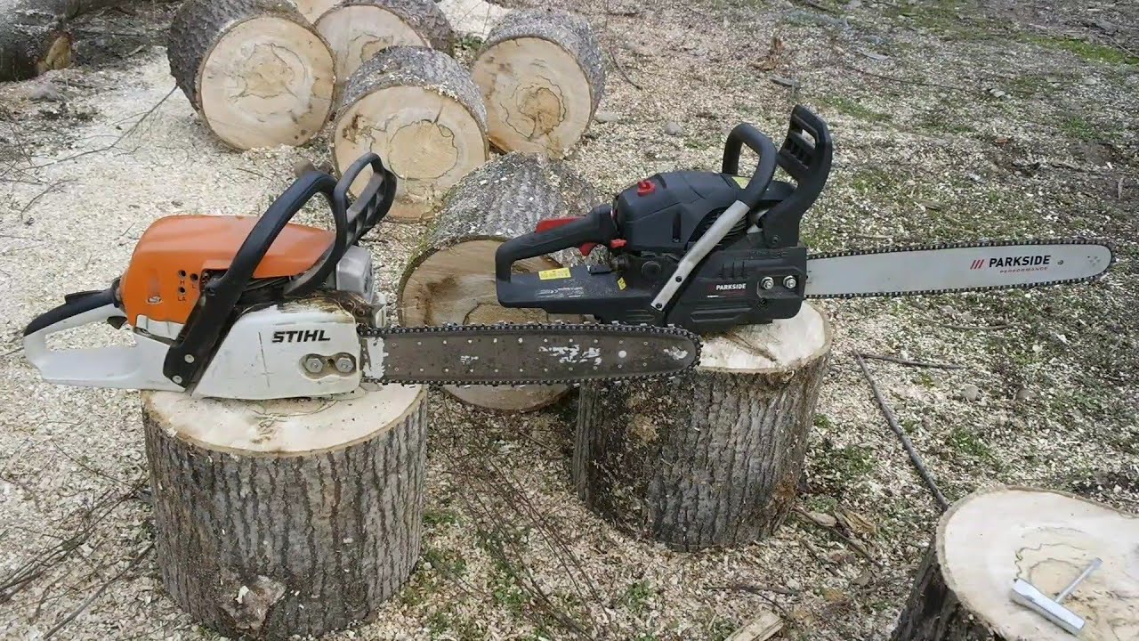 Piła łańcuchowa Stihl MS 291 kontra piła łańcuchowa Parkside Performance