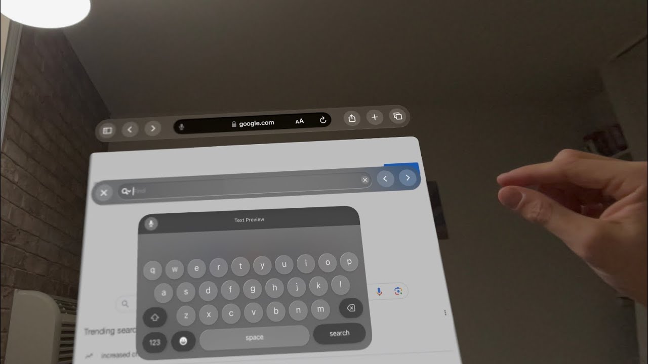 Apple Vision Pro: How to Search (Find on Page) Within Safari Website Page Tutorial! (For Beginners)