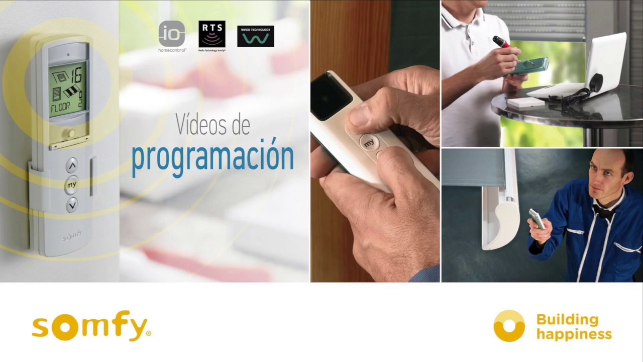 RS100 IO - Borrado de programación  - Somfy