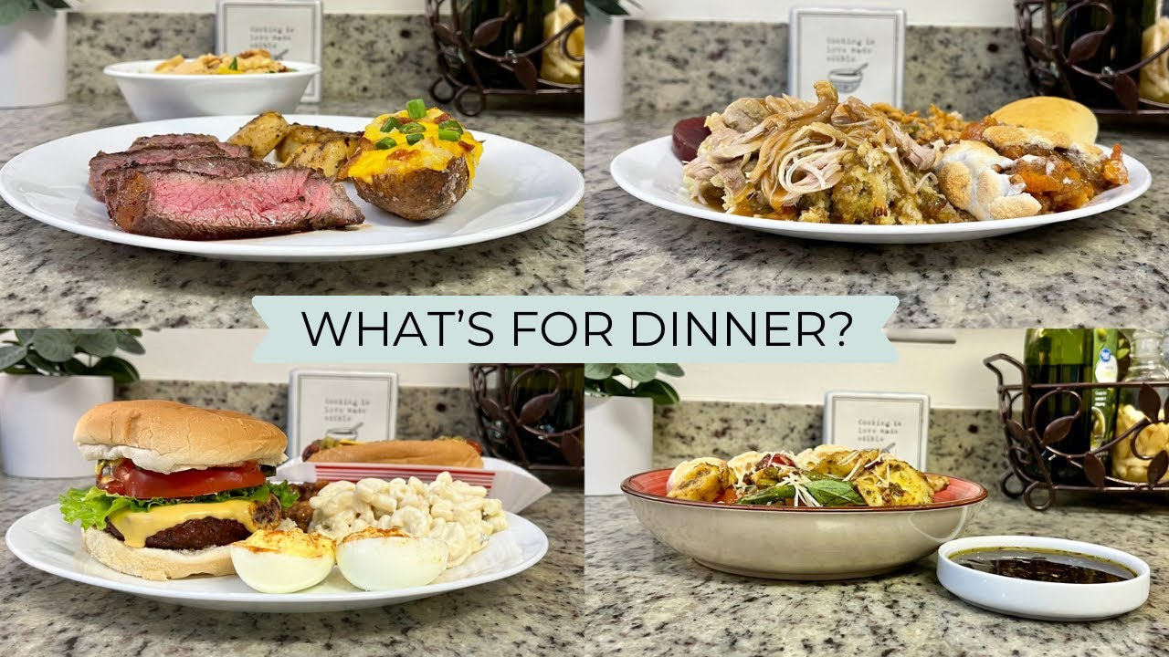 WHAT’S FOR DINNER? | EASY & BUDGET FRIENDLY | REALISTIC WEEKNIGHT MEALS | DINNER INSPIRATION