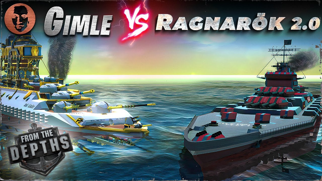 Gimle VS. Ragnarök 2.0 - From the Depths Battleship Battle @Brenzo44