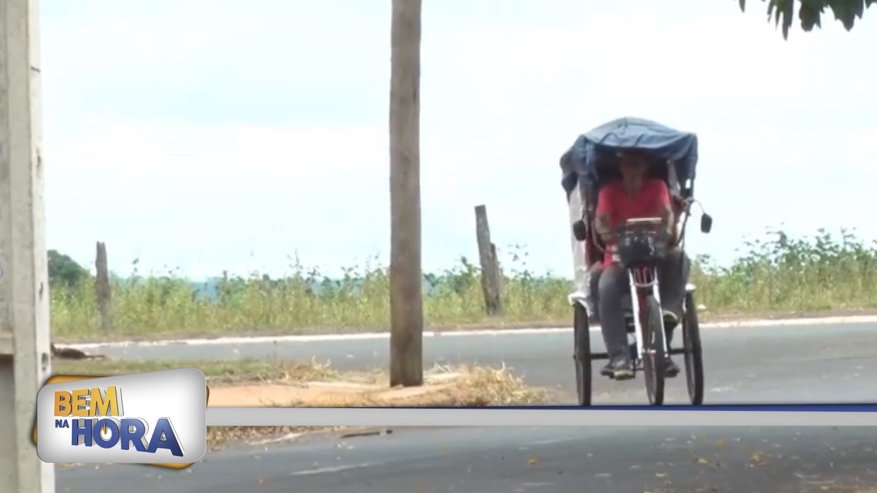 Triciclo feito em casa vira 
