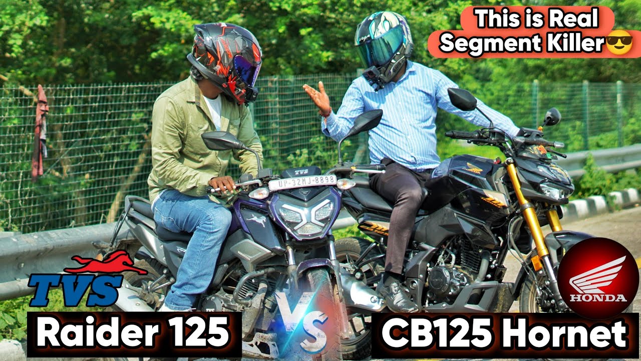 Honda CB125 Hornet Vs TVS Raider 125 | 125cc King Kaun?🔥