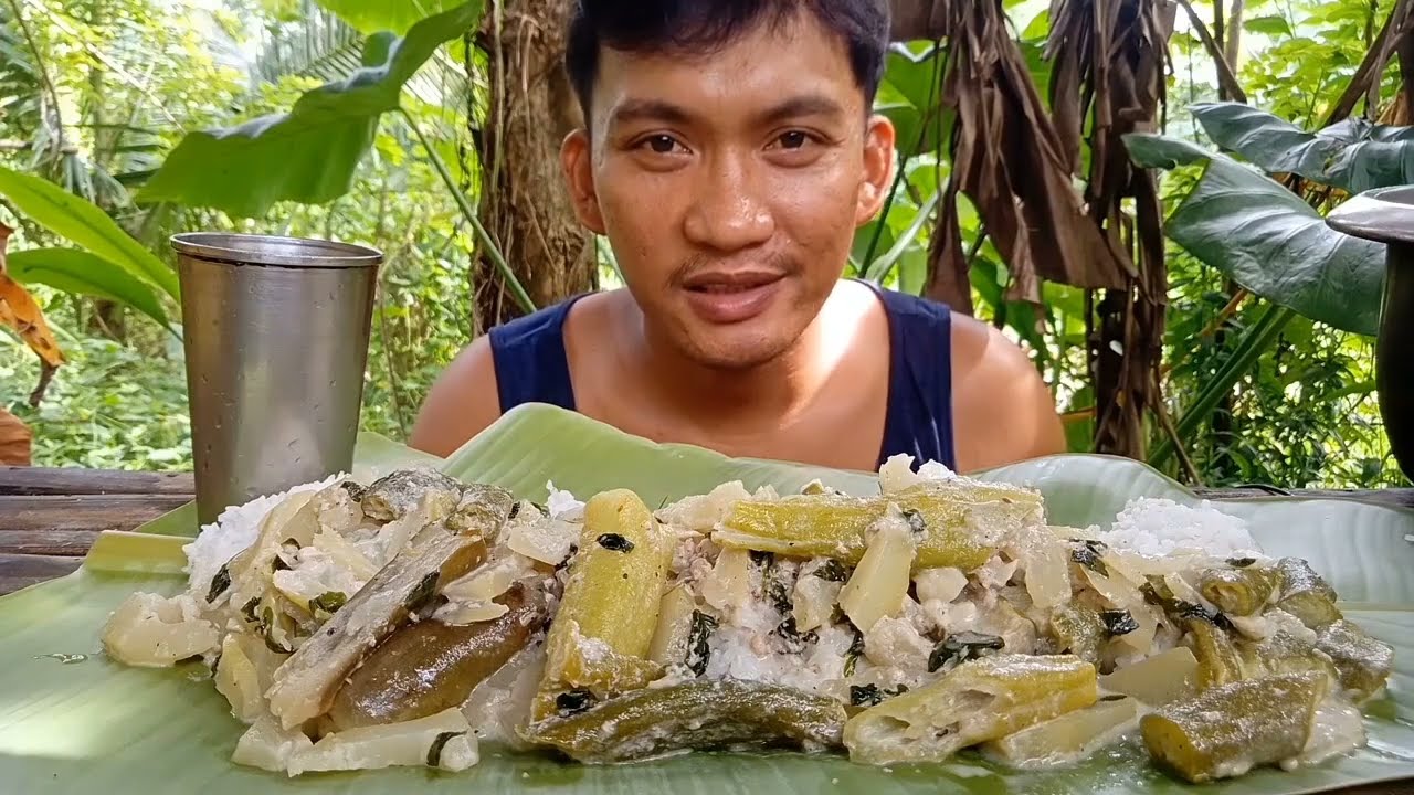 Ganito ang Masarap na Ginataan Gulay Mapapakanin ka sa Sarap | MUKBANG ASMR