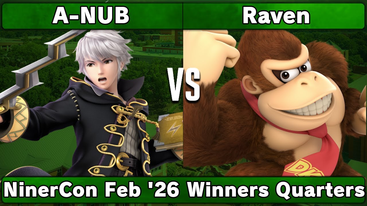 A-NUB (Robin) vs Raven (Donkey Kong) | Winners Quarters | NinerCon Feb 2026