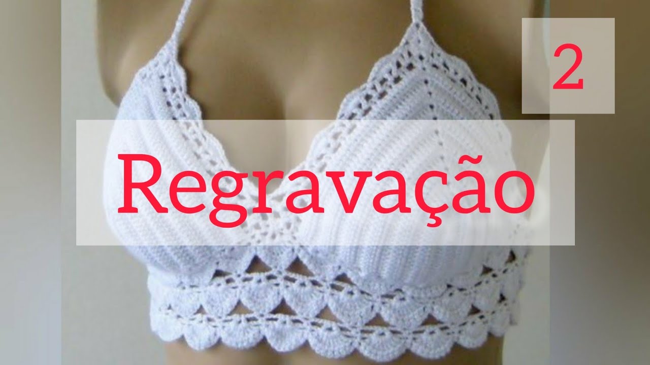 Cropped de Crochê Simples| Parte 2