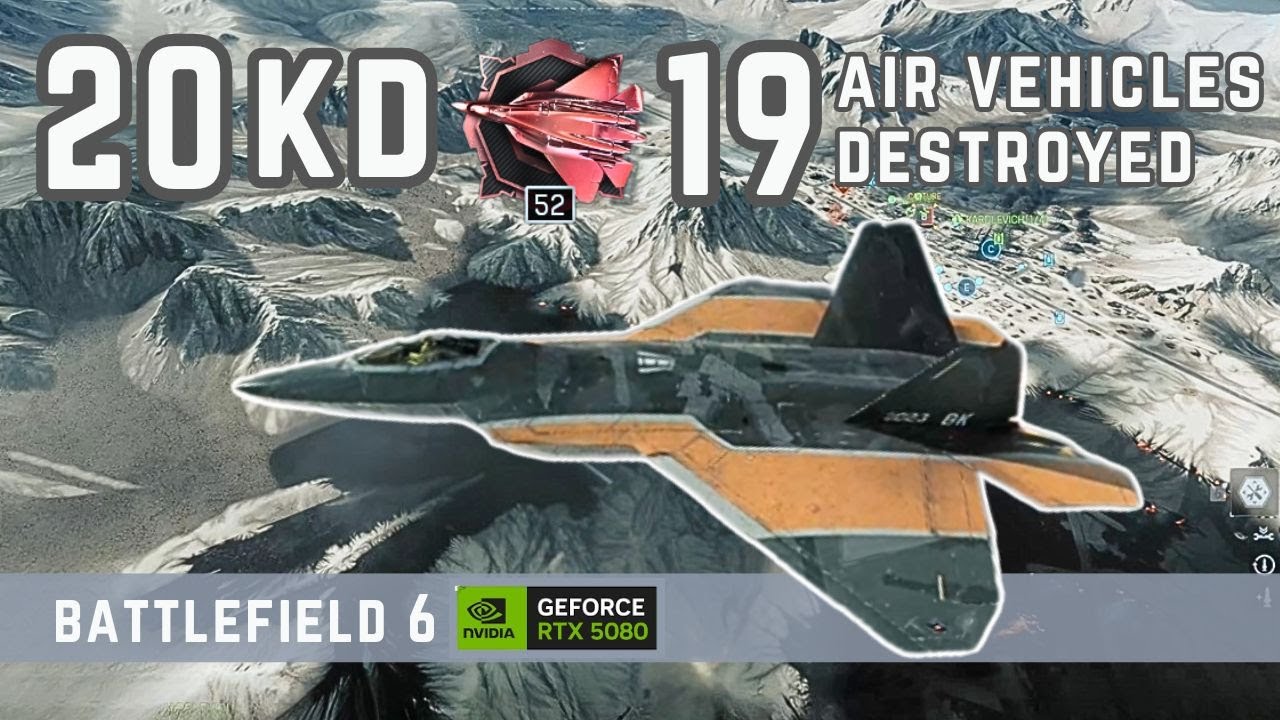 The Simple Mindset of Elite Badge Fighter Pilot! No Commentary Battlefield 6 Fighter Jet Gameplay
