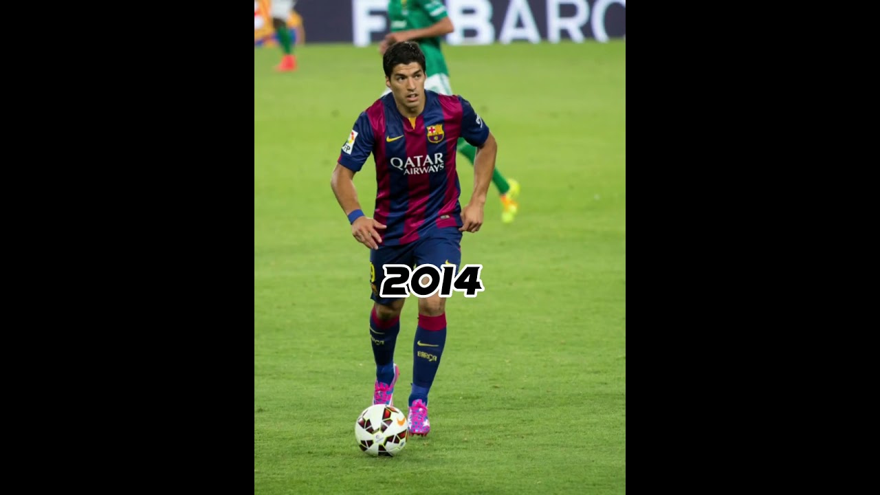 Lu&iacute;s Su&agrave;rez evolution.(2002-2022) #shorts #suarez