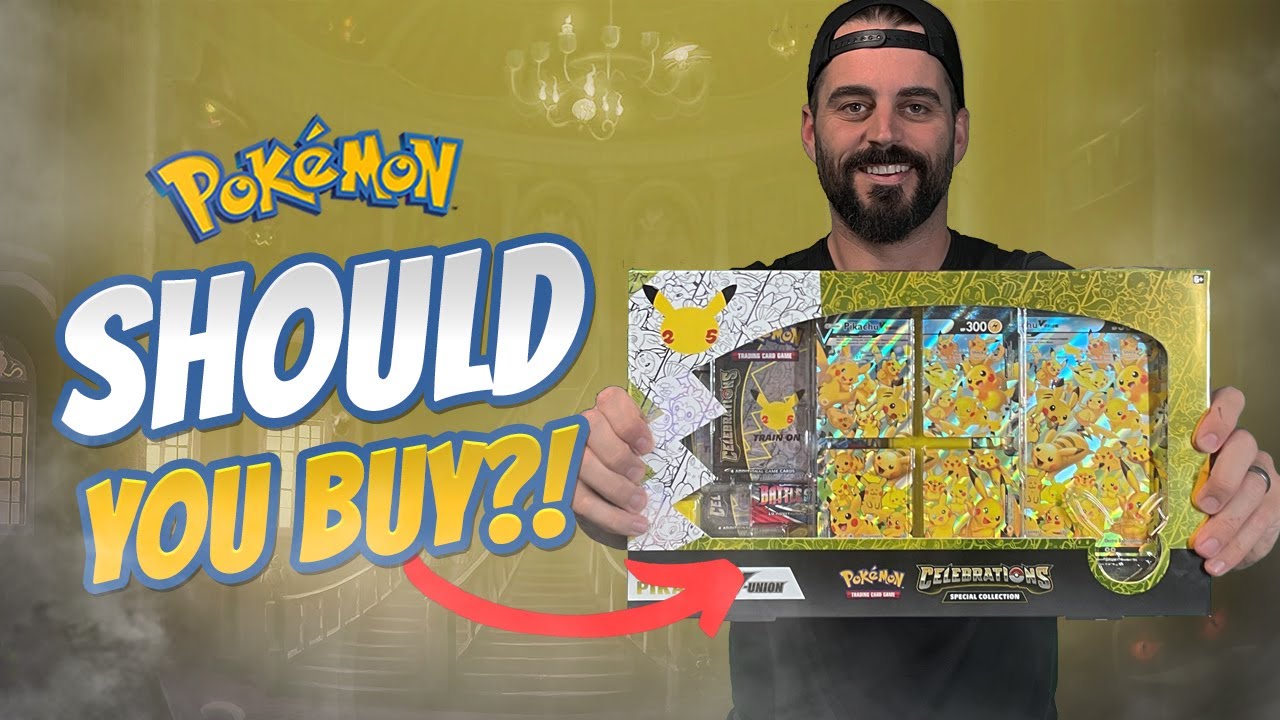 Should you buy Pokemon Celebrations Pikachu V-Union Box?! - AMAZING HITS