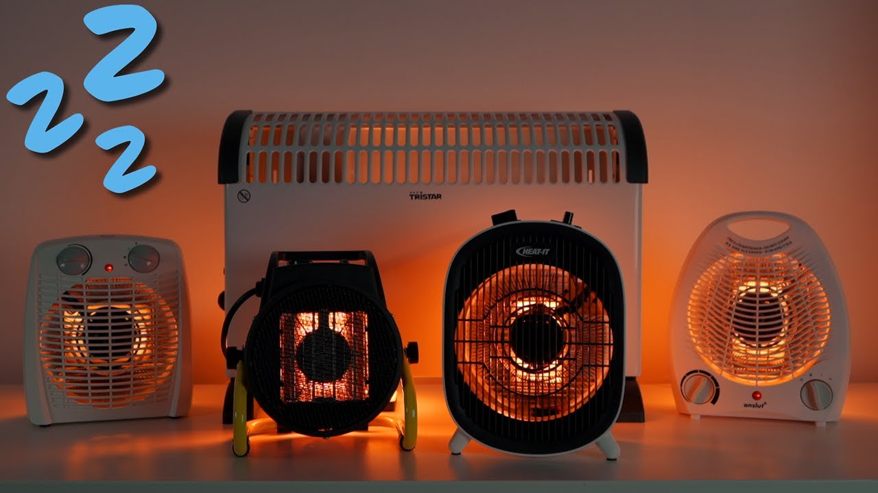 Five heater fan sounds for fast and deep sleep 😴 - Dark Screen