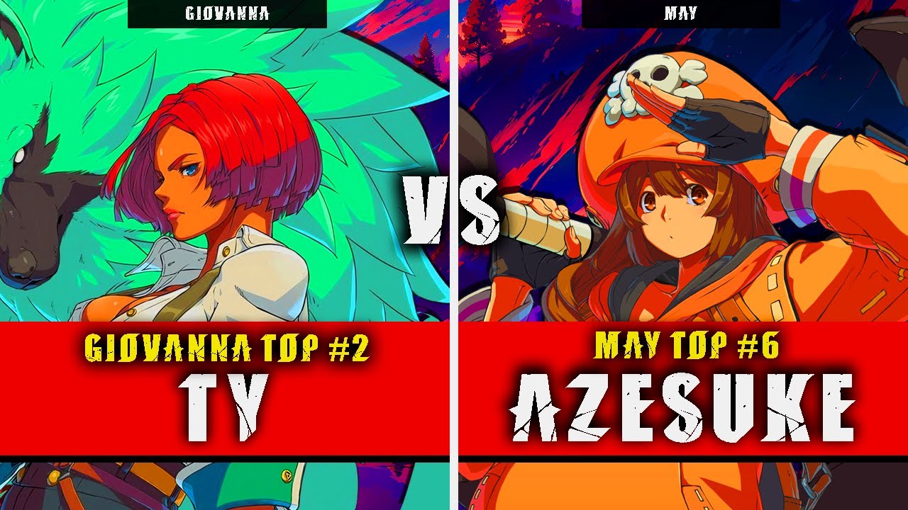 GGST | TY (Giovanna) VS AZESUKE (May) | Guilty Gear Strive High level gameplay