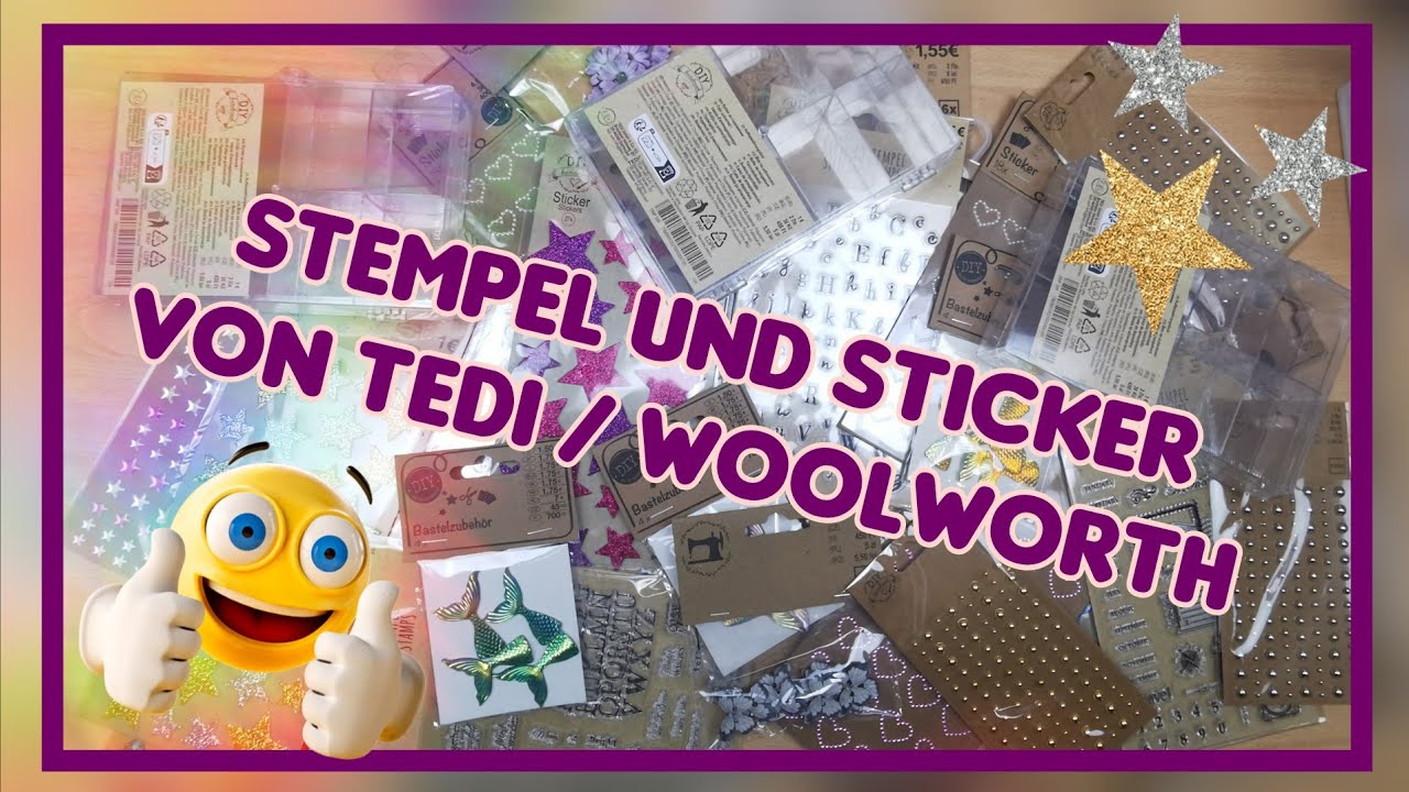 Tedi Kreativhaul: Stempel & Sticker 🥰✨