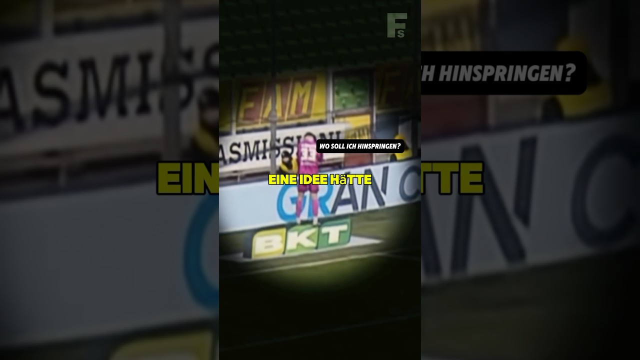 Der Torwart VERTRAUTE dem Balljungen und er wurde zur LEGENDE 😳