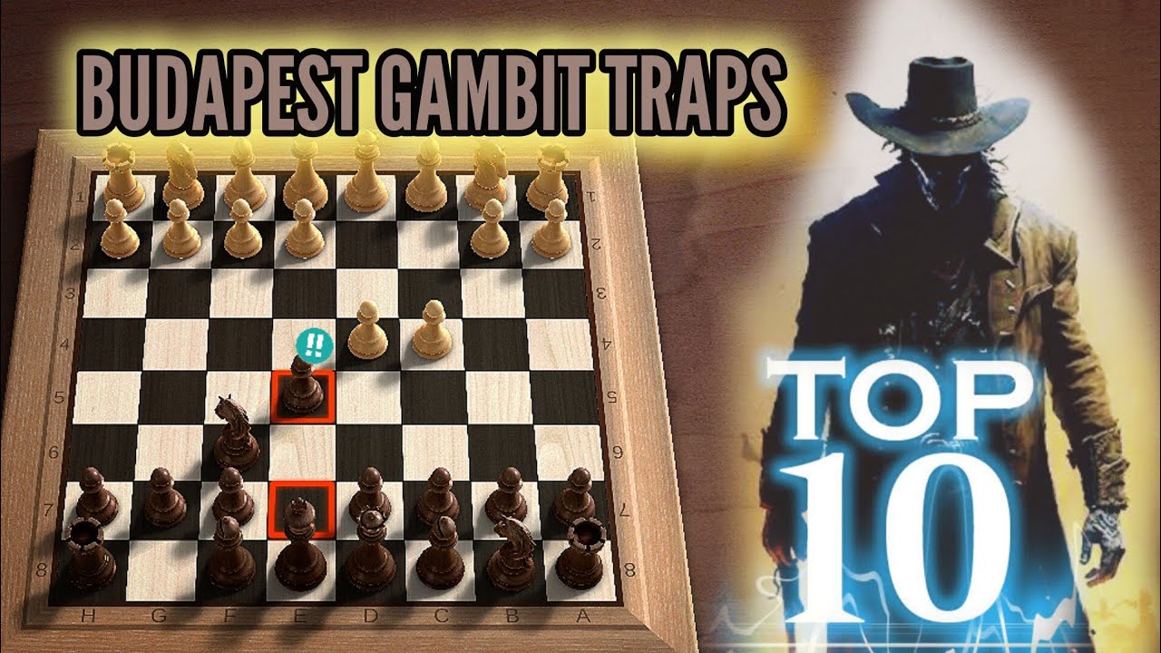 10 jebakan Spektakuler Budapest Gambit | paket Komplit