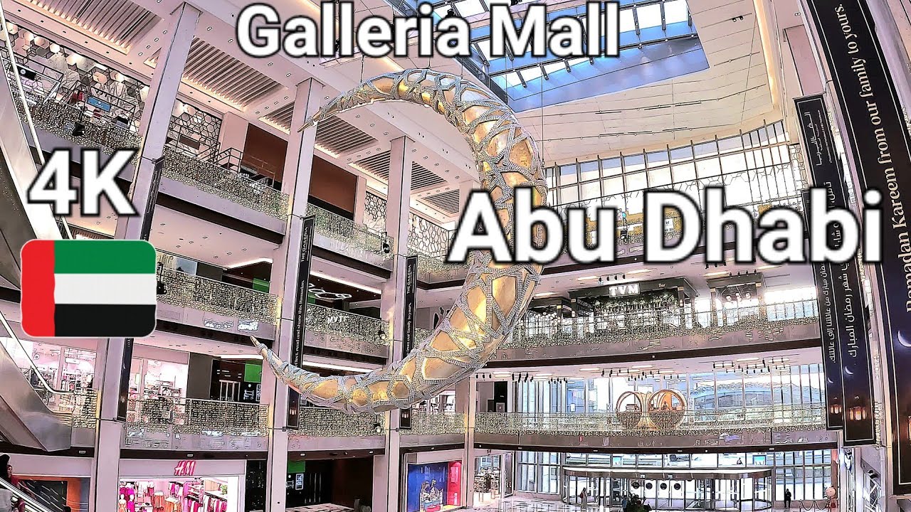 Gallaria Mall Abu Dhabi, the most distinguished lifestyle destination l Walking Tour l
