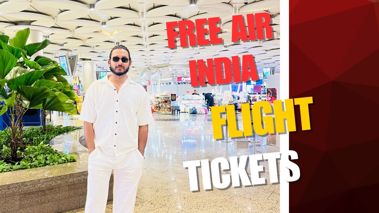 How to book Free air India flight tickets || voucher tickets || free flight ticket 