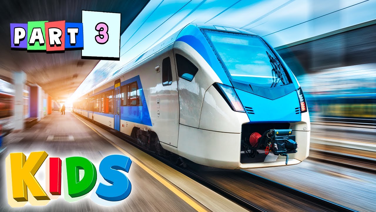 🚂 High Speed Trains, Steam Train Whistles, Freight Trains for Kids 🚆 Tracey Train Express