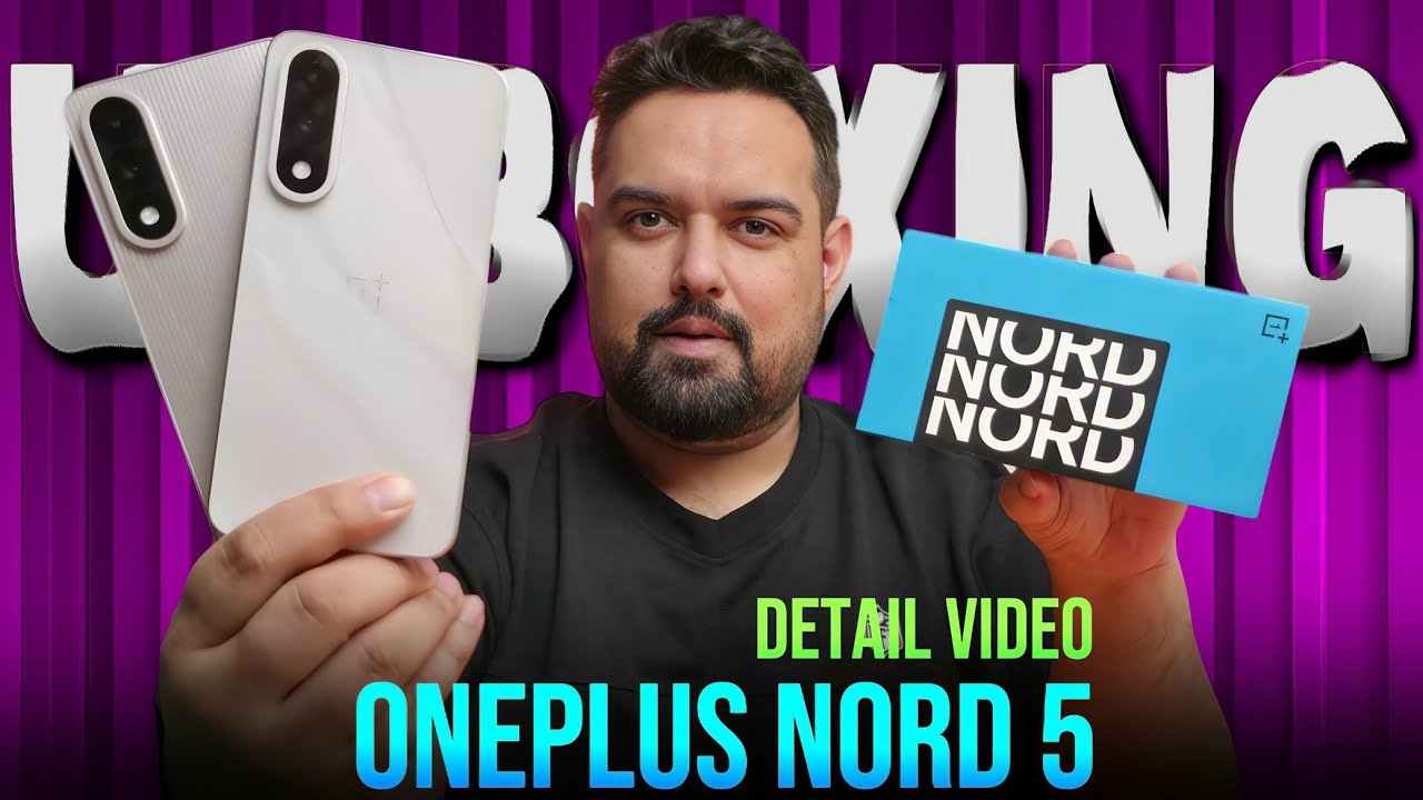 Oneplus Nord 5 Unboxing with Benchmark, Camera, PUBG, Display n Speaker Test || Snapdragon 8s Gen 3