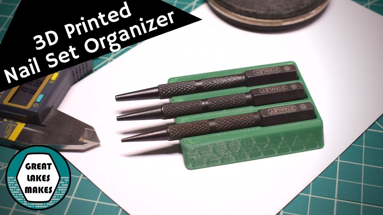 How to Make a 3D Printed Nail Set Drawer Organizer using Fusion360
