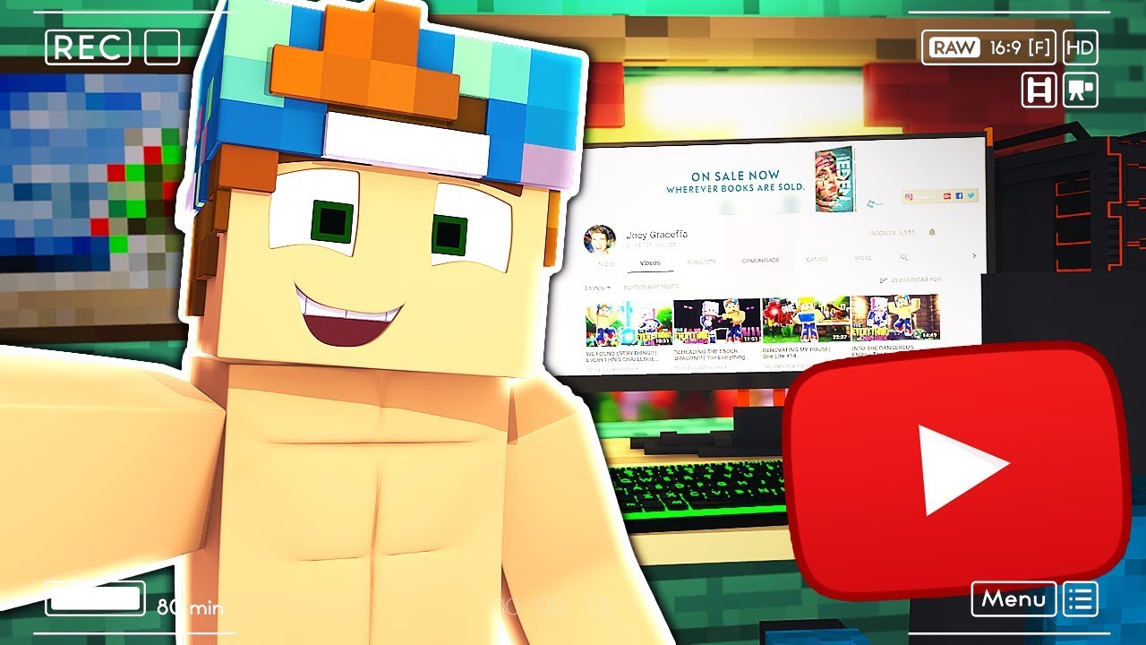 BEING A YOUTUBER IN MINECRAFT!!