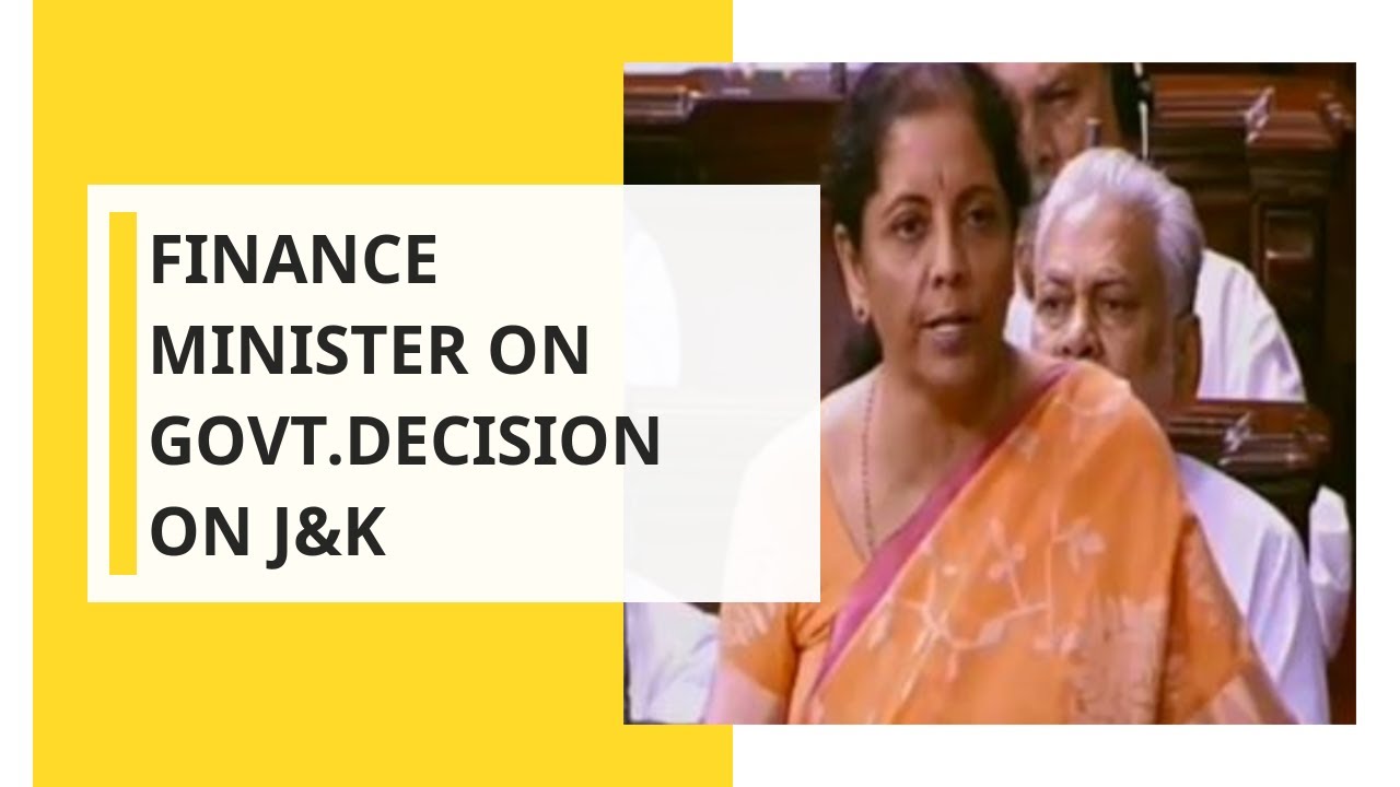Kashmir Reborn: Finance minister on Government's J&K Decision
