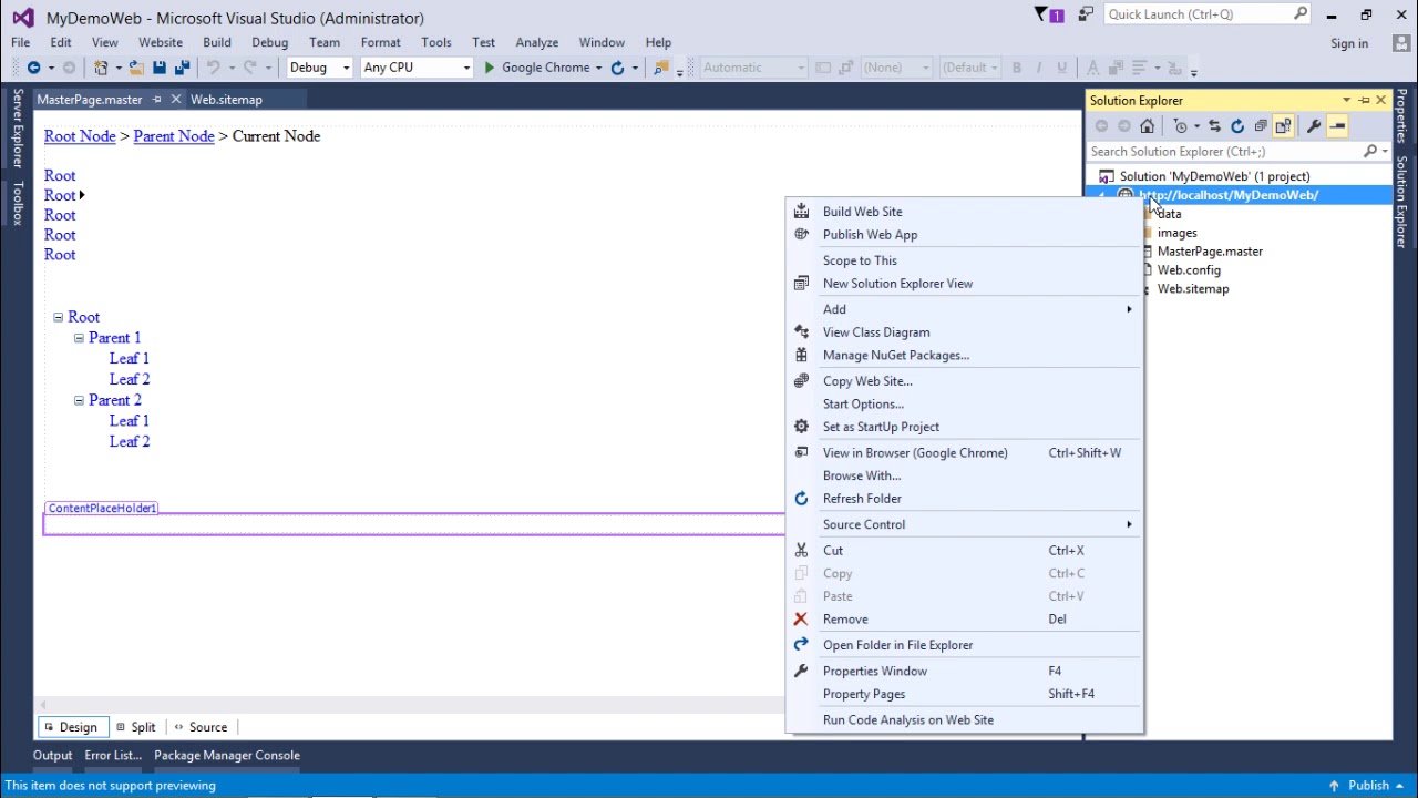 ASP.NET - Navigation Controls