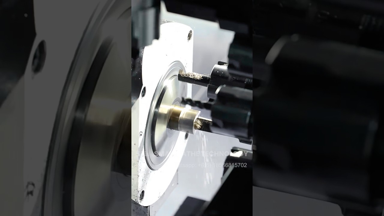 How to process complex workpieces by Swiss type sliding head CNC lathe? #cnclathe #swisstypecnclathe