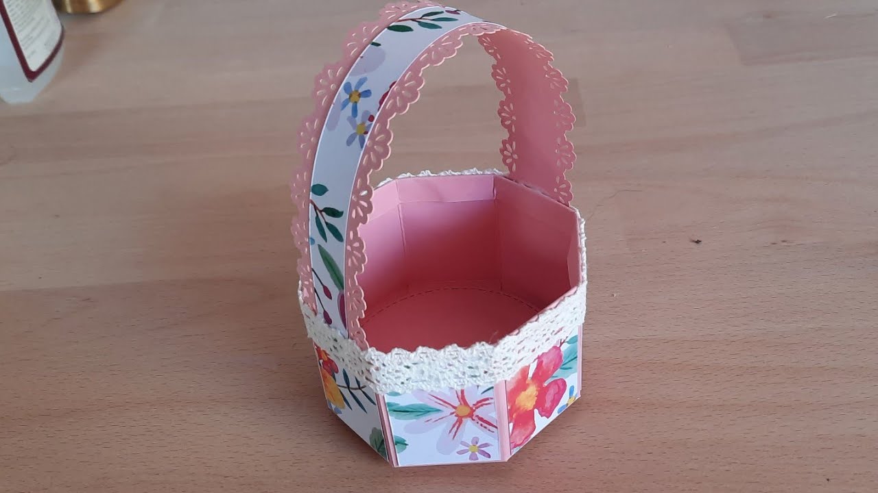Tuto Panier de Pâques Octogonal facile