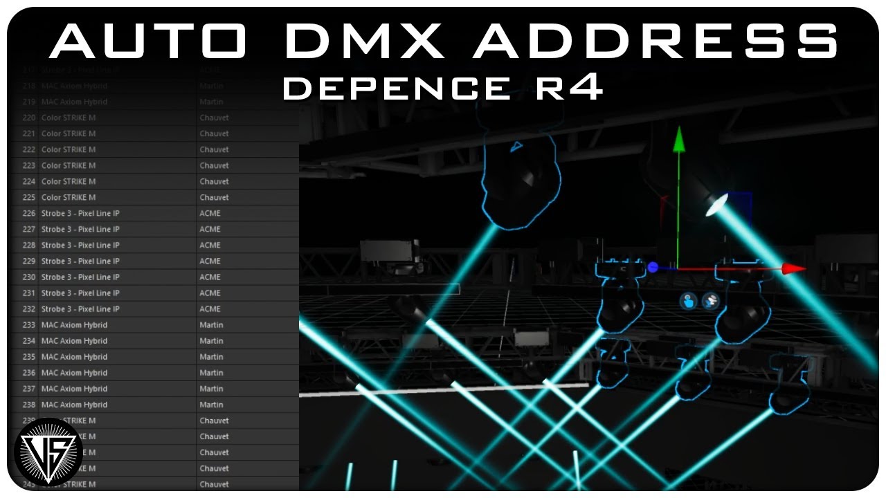 AUTO DMX ADDRESS TUTORIAL | Depence R4